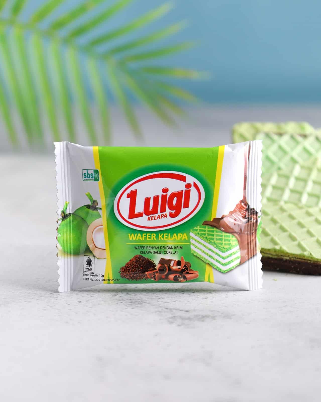 Luigi Waffle Rasa Kelapa